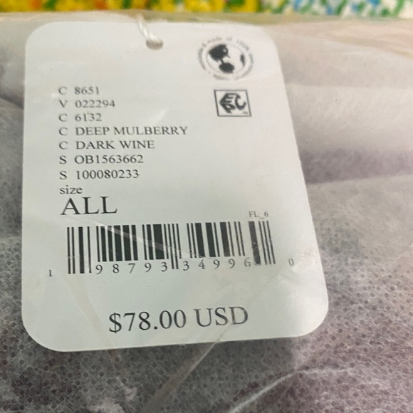 Free People Quilted Shoulder Bag in Wine - Picture 6 of 6